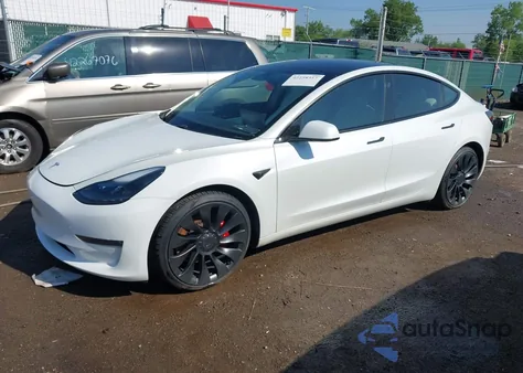 2021 Tesla Model 3 Performance Dual Motor All-Wheel Drive from USA, damaged, VIN 5YJ3E1EC7MF919282